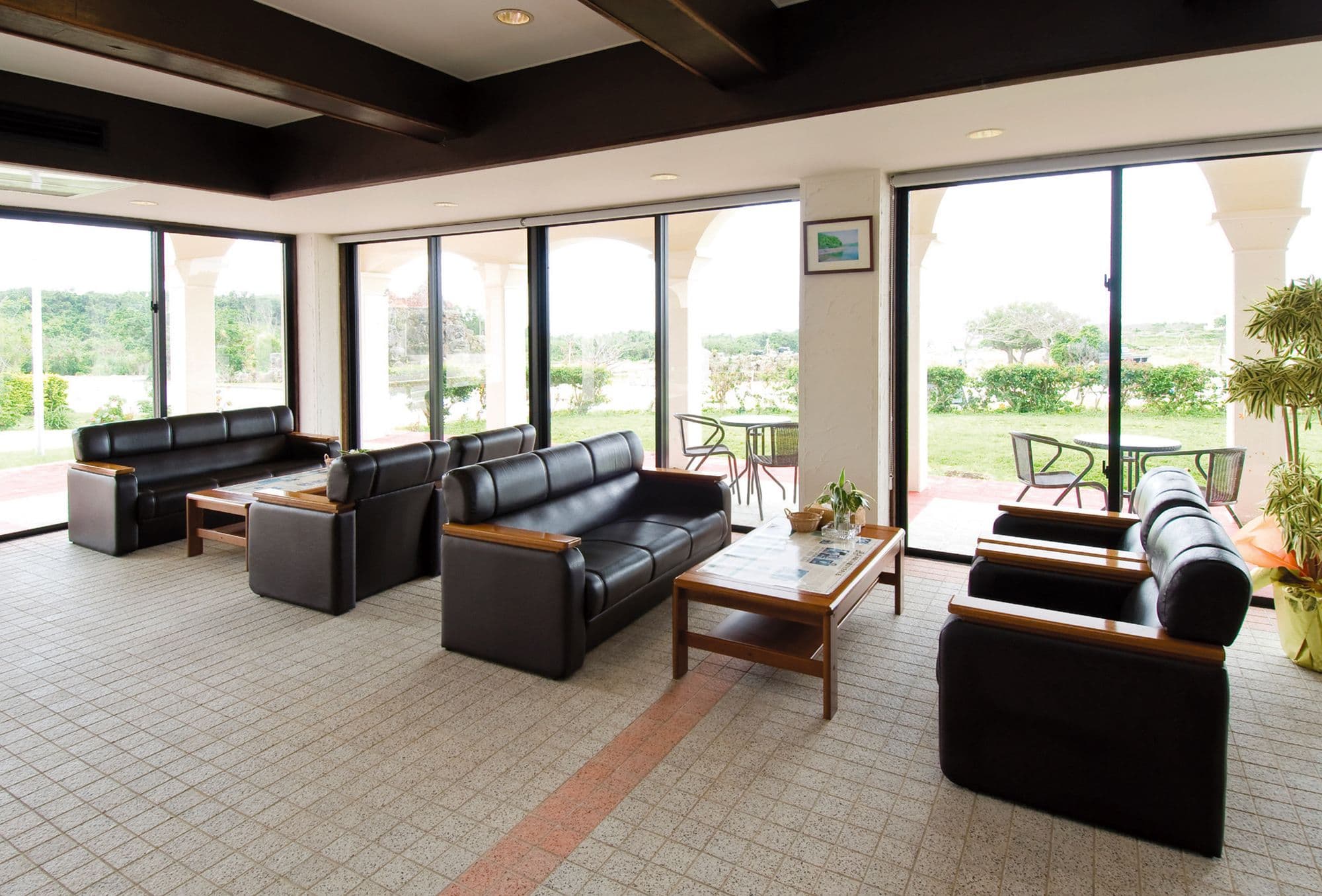 ゆったりできる商談コーナー